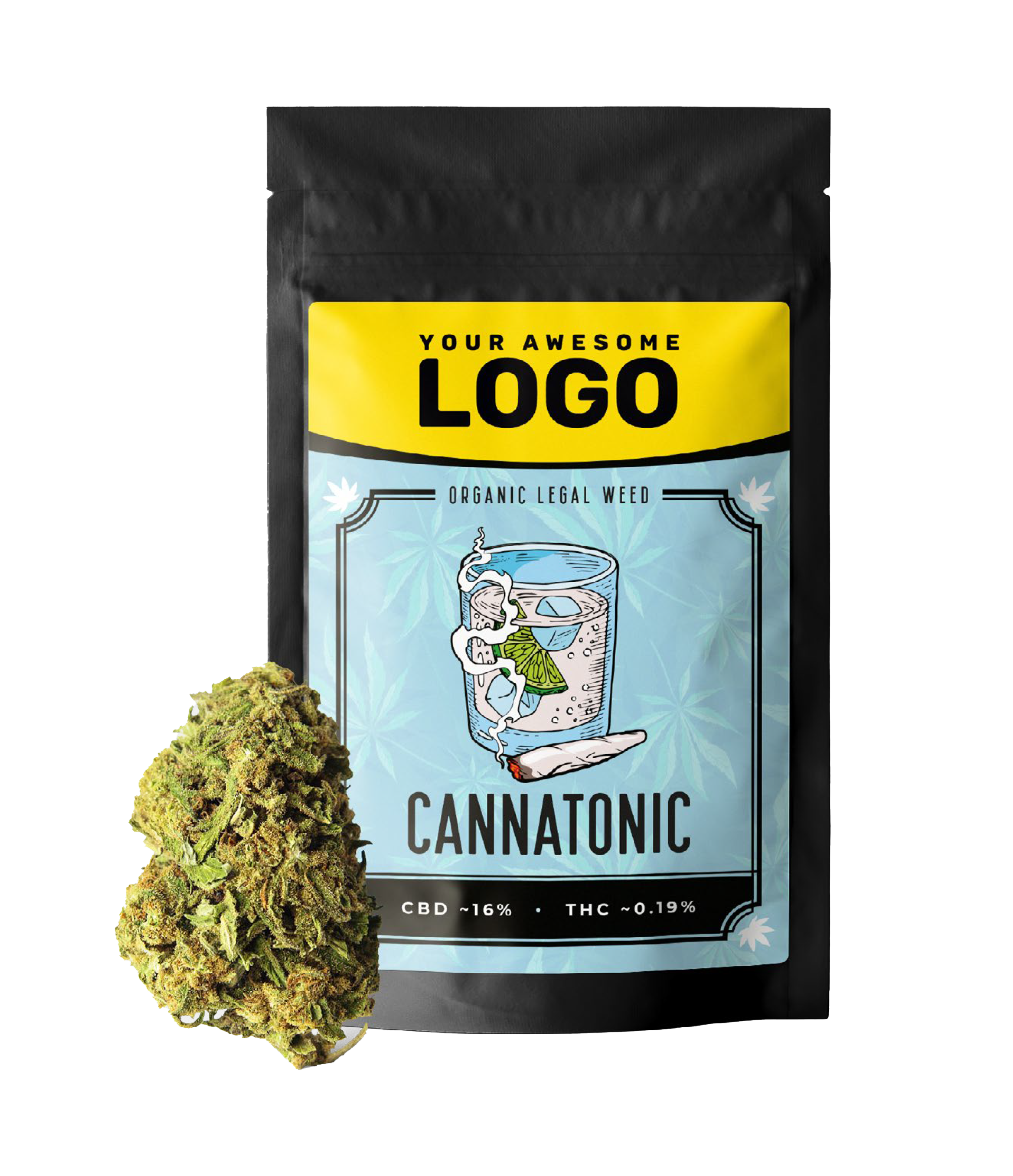personalizar bolsas marihuana CBD hempati