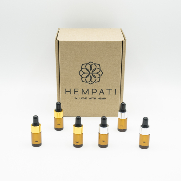 Campioni CBD gratuiti - Hempati LITE con olio CBD a spettro completo
