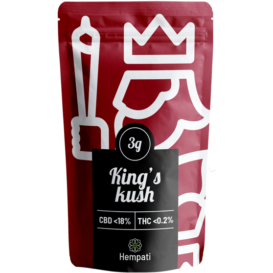 King's Kush CBD Flower - Weed Packaging Hempati