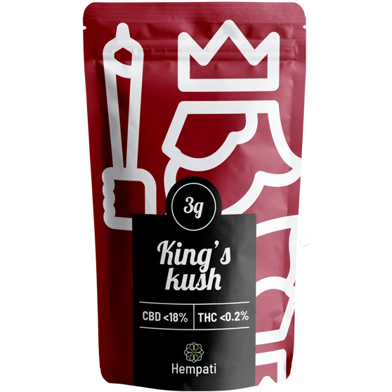 King's Kush Cogollos de Cannabis CBD - Bolsas Marihuana Hempati