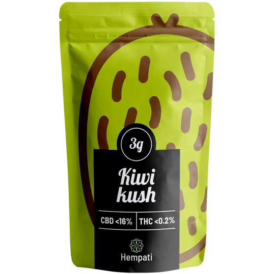 Kiwi Kush Cogollos de Cannabis CBD - Bolsas Marihuana Hempati