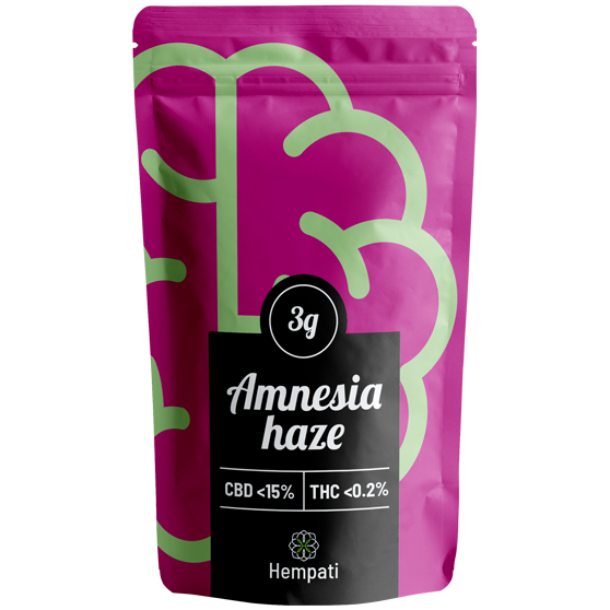 Amnesia Haze Botões de Cannabis CBD Bolsas Maconha Hempati