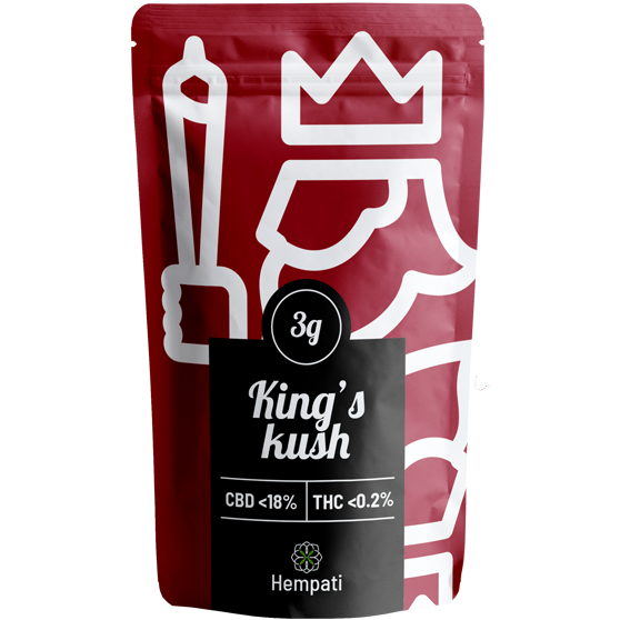 Kings Kush Botões de Cannabis CBD Bolsas Maconha Hempati
